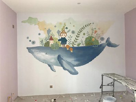 从江手绘墙的特点及优势。